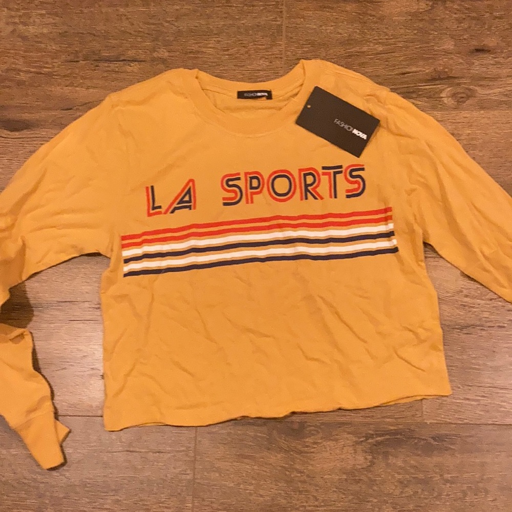 fashion nova sporty babe top